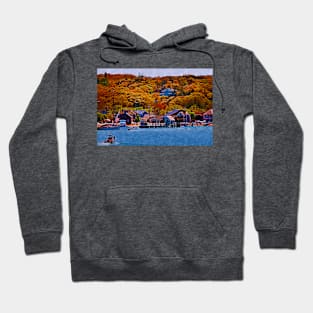 New England Fall Coastline Hoodie